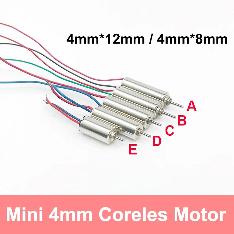 Moteur Sans Noyau à Grande Vitesse Pour Trains Miniatures, Arbre Pour Touristes, DC 6V-12V, 8mm