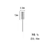 New High Quality Pro Nail Art Tungsten Steel Drill Bit High Hardness Not Hot Cylindrical Nail Removal Exfoliating Grinding Tool 6