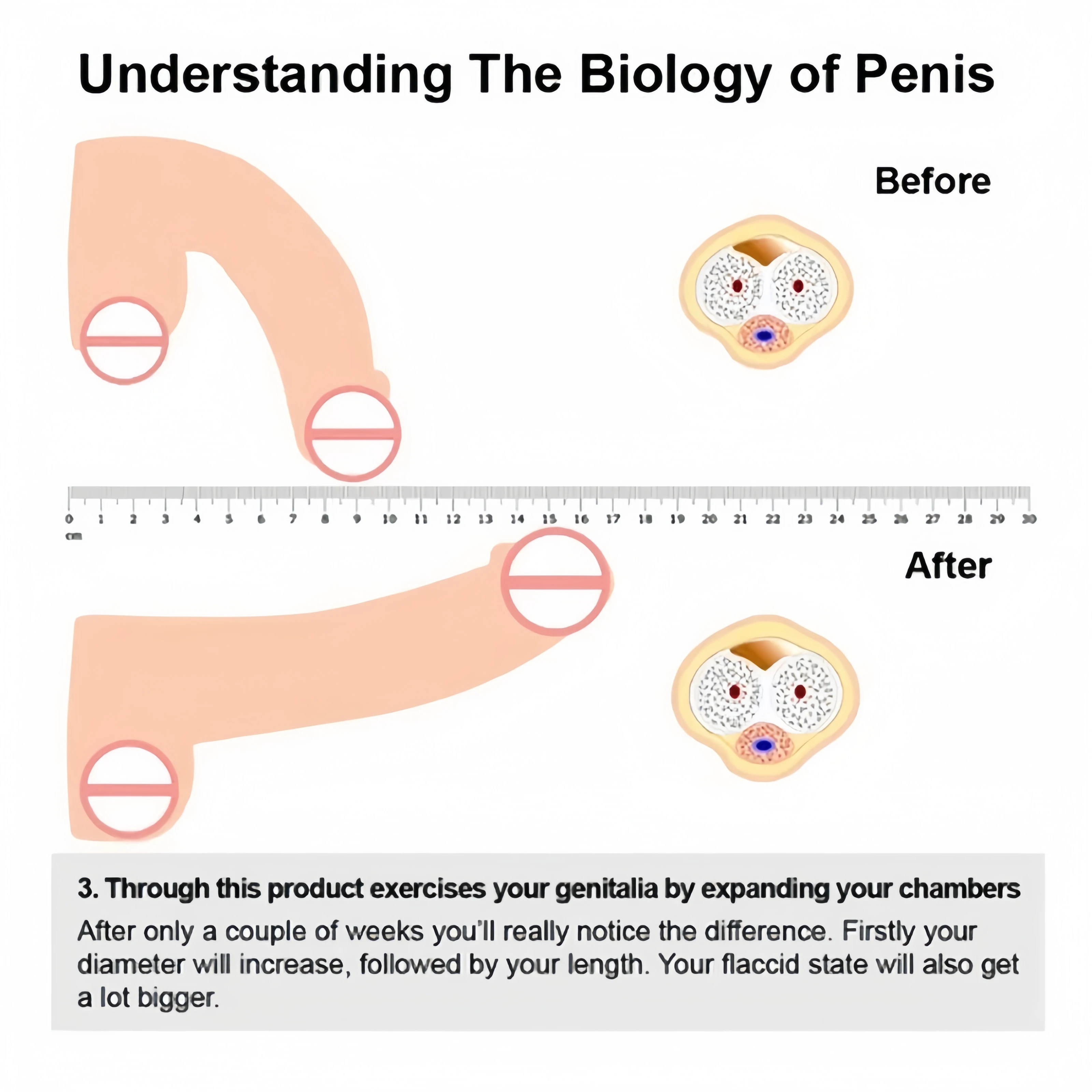Quickly Thickening And Growth Enhancement Products, Extend Time of 65 Min +, Permanent, Big Size Of 30 cm/12 in, No Rebound, 6