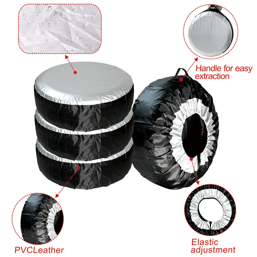 4 Sets Protecteurs De Roue Pour Montage De Pneus - Outils De Réparation En ABS, Neufs