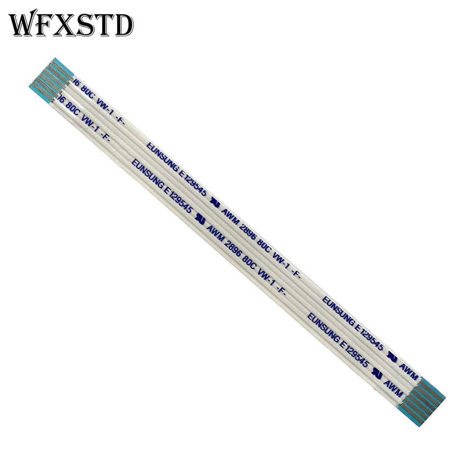 6pins 7mm 9cm Type A Flex cable AWM E118077 or E129545 or Other 2896 80c vw-1 Same Side Contact