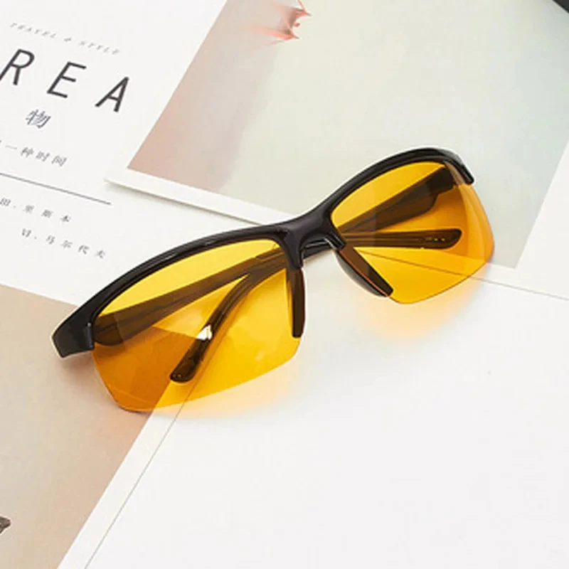 Anti-Glare Night Vision Driver Goggles Night Driving Glasses Enhanced Light Fashion Sunglasses Goggles Car Accessries night vision sunglasses driving glasses anti glare sunglasses
