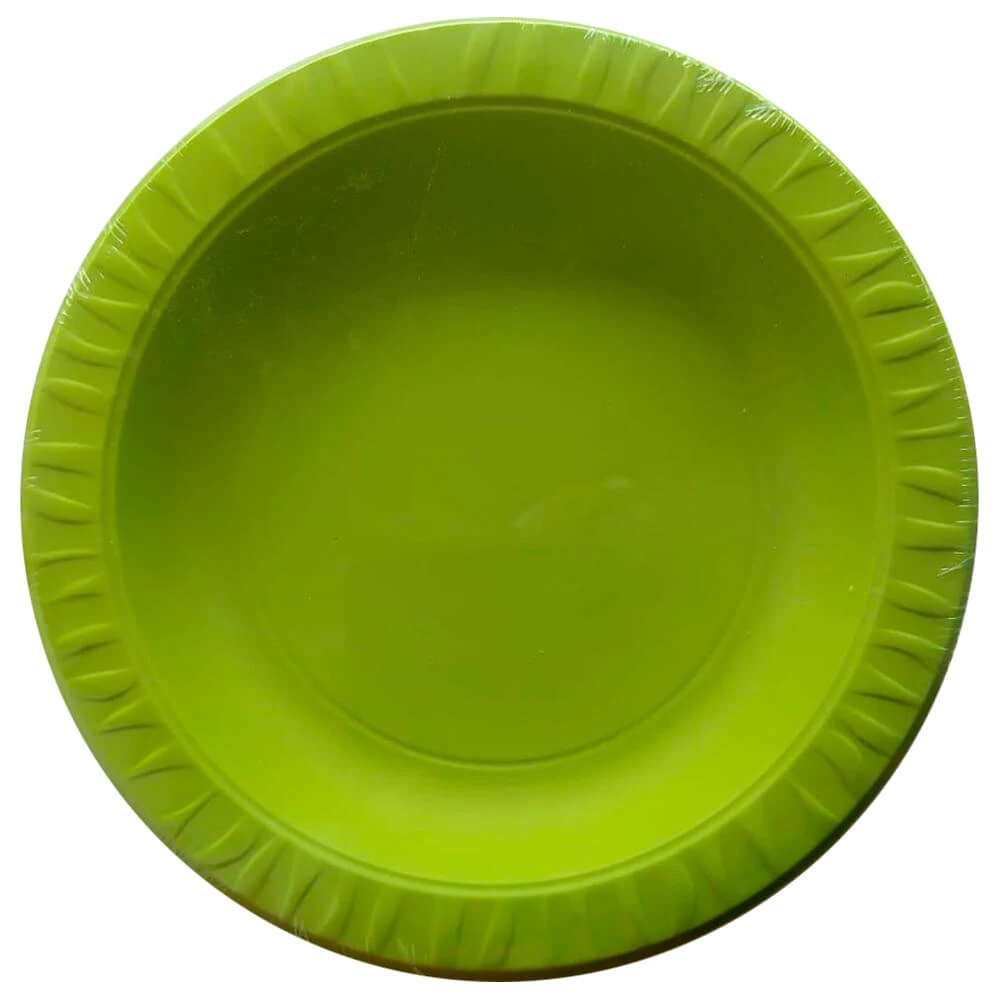 Moskee joggen oog Plate 23 cm 6 PCs corn starch light green|Disposable Plates| - AliExpress