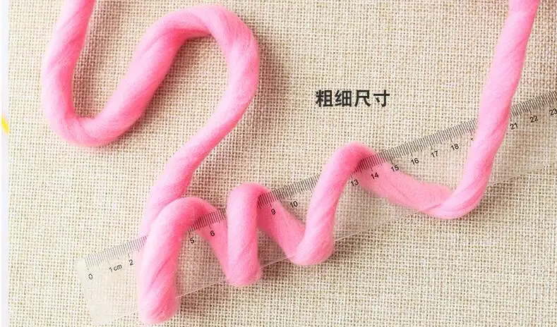 1Pc 250g Super Chunky Yarn hand knitting Bulky Arm Knitting line Roving Knitted Blanket threads Super Thick Yarn For Carpet Hats 6