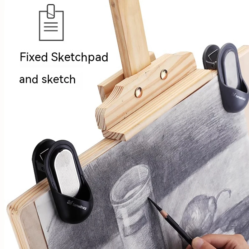 Tenwin 학생 전문 숯 연필 연필 드로잉 보드 클립 연필 선명 도구 미술 용품