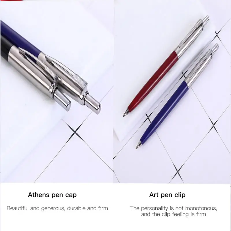 Ballpoint Pen Multifunction Ballpoint Pen Multifunctional Pen Ball Point Pen 1/2PCS Ballpoint Pen Luxury Signature Pen Quality Metal Ball Point Pens Automatic Ball Business Office School Office