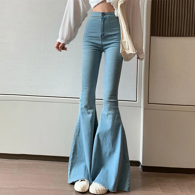 Stretch Bell Bottom Jeans