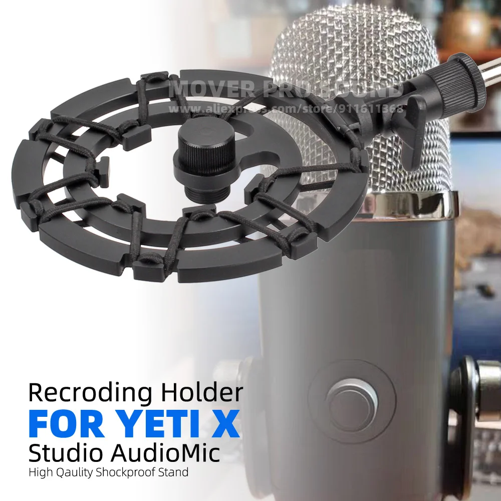 Support antichoc pour microphone Blue Yeti et Blue Yeti X. qualité sonore  banderole audio enregistrement réduit les vibrations abordable -  France
