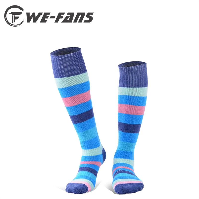 We-fans Children Ski Socks Non-slip Cuff High Elastic Keep Warm Thermal Socks Boys Girls Thick Warm Snowboarding Sock For Winter