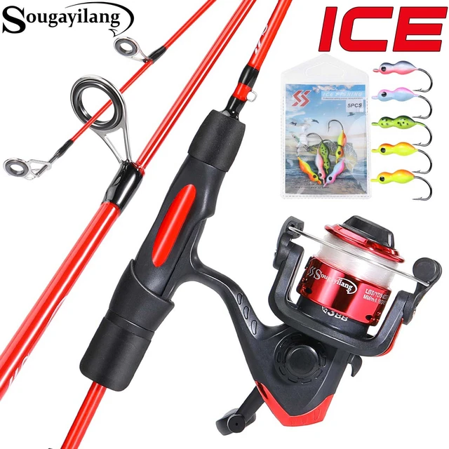 Fishing Combo Set Sougayilang - Portable 5 Fishing Rod Combo 1000 -3000  Spinning - Aliexpress