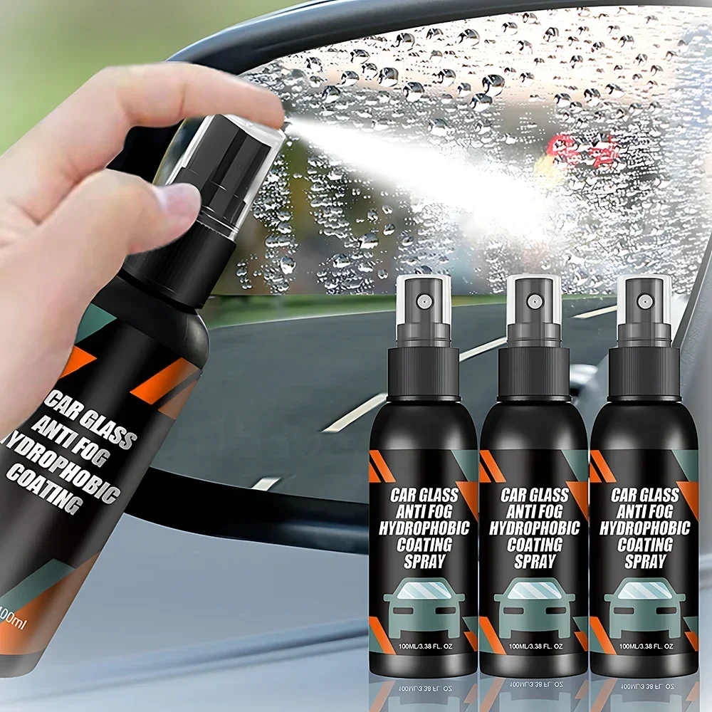 Car Waterproof Anti-fog Spray Car Glass Waterproof Coating Liquid Windshield Coating