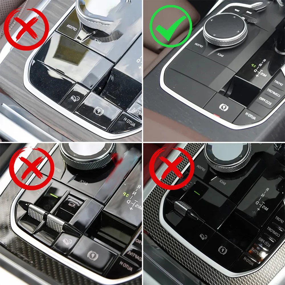 Premium RHD Car Console Gear Shift Lever Storage Box Modification