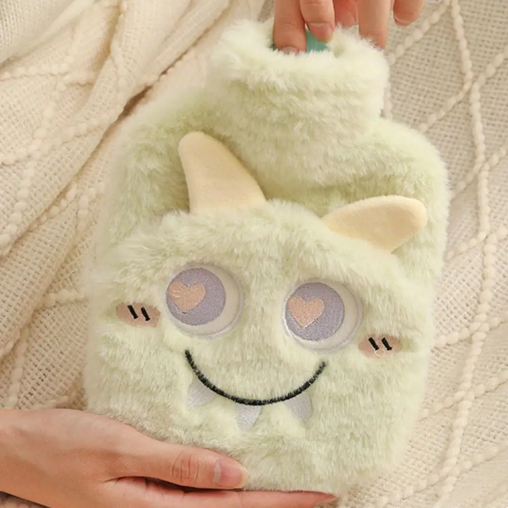 

Belly Warmer Practical Pocket Design Foot Warmer Plush Animal Belly Warmer for Dormitory