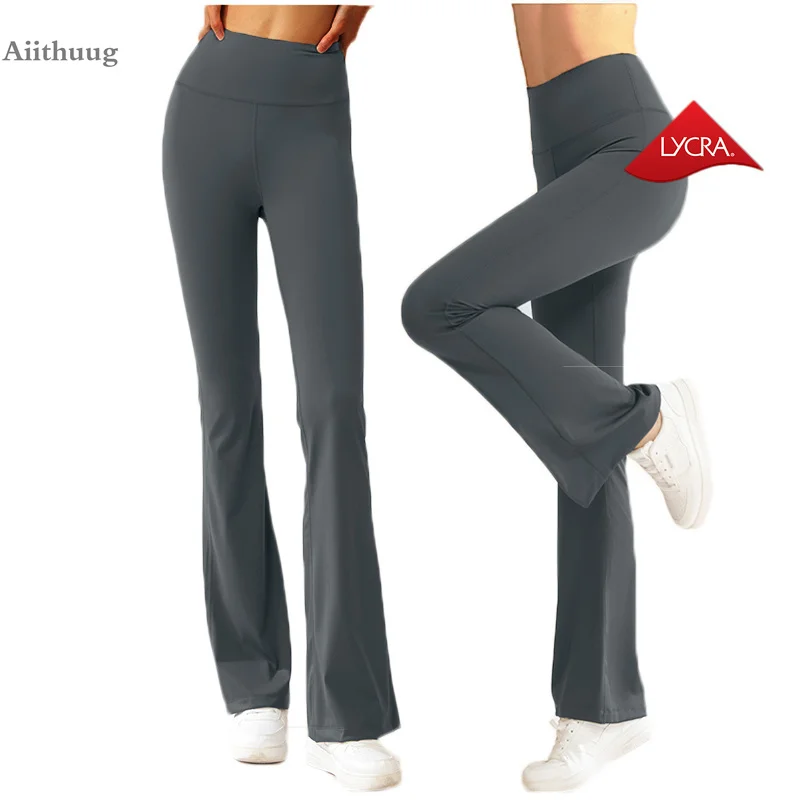 

Aiithuug Lycra Super Stretchy Bell Bottoms Yoga Pants Upgrade Fabric Bootcut Yoga Leggings Gym Pant Yoga Legging Flare Leggings