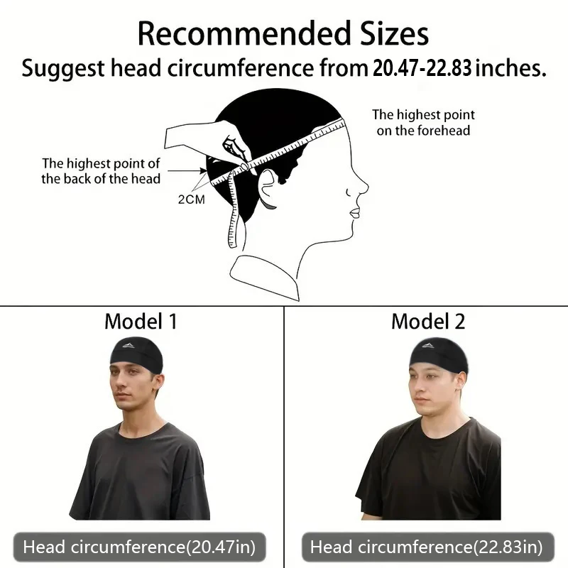 Cooling Skull Cap Breathable Summer Cycling Caps Ice Fabric Anti-UV Bicycle Head Scarf Helmet Liner Sports Fishing Running Hat 6