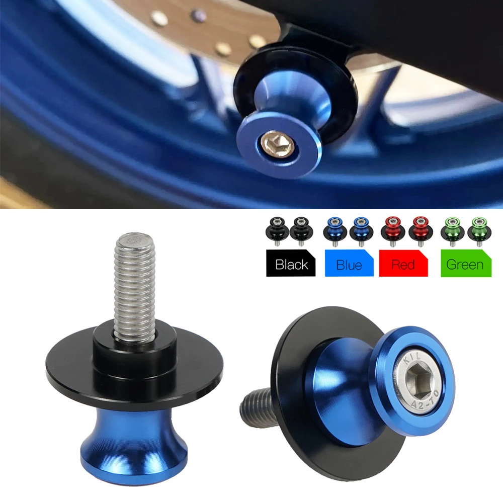 M8 8mm Swingarm Spools Slider For SUZUKI GSXR GSX-R 125/150/600/750/1000 GSX-S750 GSX-S1000 /GT BMW S1000RR S1000 RR-motorcycle swingarm spools motorcycle crash bobbins