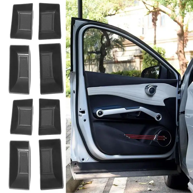 

Car Door Side Organizer Tray Durable ABS Front & Rear Row Door Handle Armrest Storage Box Auto Styling Car Interior Accessories