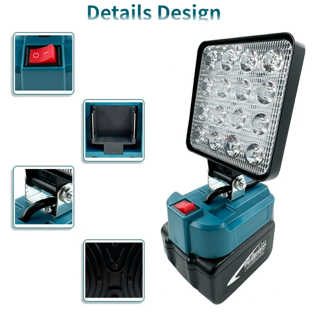 Makita LEDランタン 18Vバッテリー対応 楽天市場】マキタ LEDライト 照明 互換 充電式 ランタン 18V