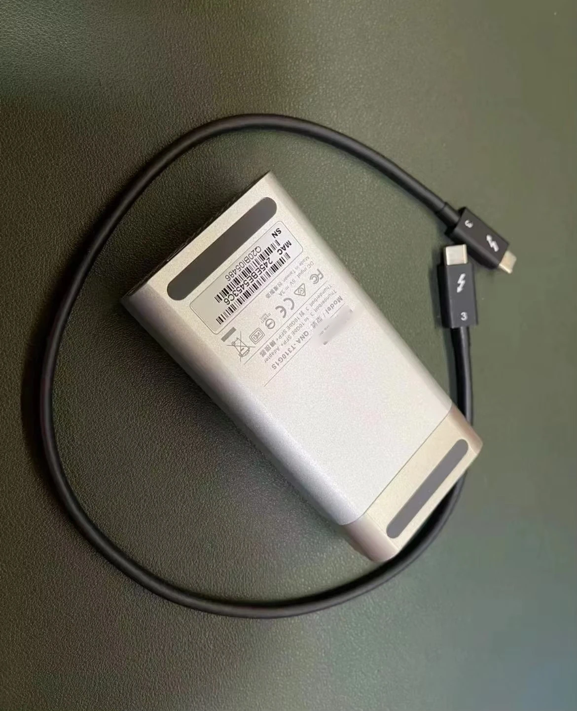 Qna-t310g1s for qnap thunderbolt 3〜10g、アダプター、シングル