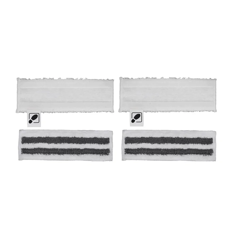 4 Pack Microfibre Floor Cloth Set Sanding Floor Cloth Set for Karcher Easyfix Sc2 Sc3 Sc4 Sc5 Floor Nozzle