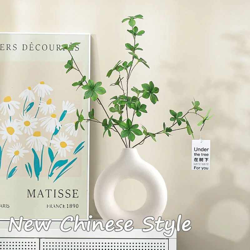 Imitation Ceramic White Vase 5