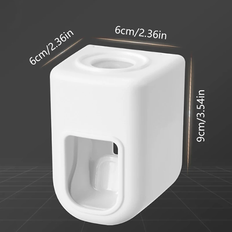 Creative Wall Mount Automatic Toothpaste Dispenser Bathroom Accessories Waterproof Lazy Toothpaste Squeezer Toothbrush Holder 2