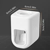 Creative Wall Mount Automatic Toothpaste Dispenser Bathroom Accessories Waterproof Lazy Toothpaste Squeezer Toothbrush Holder 2