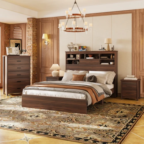 4-Piece Queen Wooden Bedroom Set 2