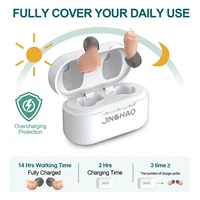 JINGHAO Rechargeable Hearing Aids Invisible In-Ear Sound Enhancer Elderly Hearing Amplifier Gift 1