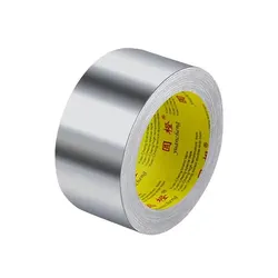 Thickened Kitchen Aluminum Foil Tape - Oil - Proof, Waterproof, & Mildew - Resistant for Stove and Sink Applications (Silver)