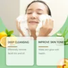 West&Month Facial Cleanser Foam Brightening Moisturizing Oil Control Soothing Acne Remover Massasge Cleansing Face Wash Mossee 6