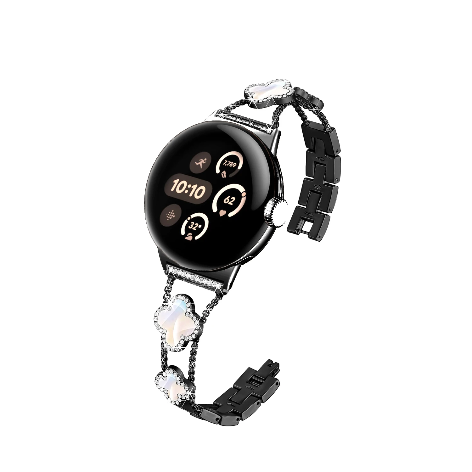 Sparkling Diamond Chain Link Wristband Bracelet