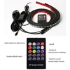 Car Charssis Flexible LED Strip Light LED Underbody Remote /APP Control RGB Neon Lights Ambient Atmosphere Auto Decorative Lamp 5