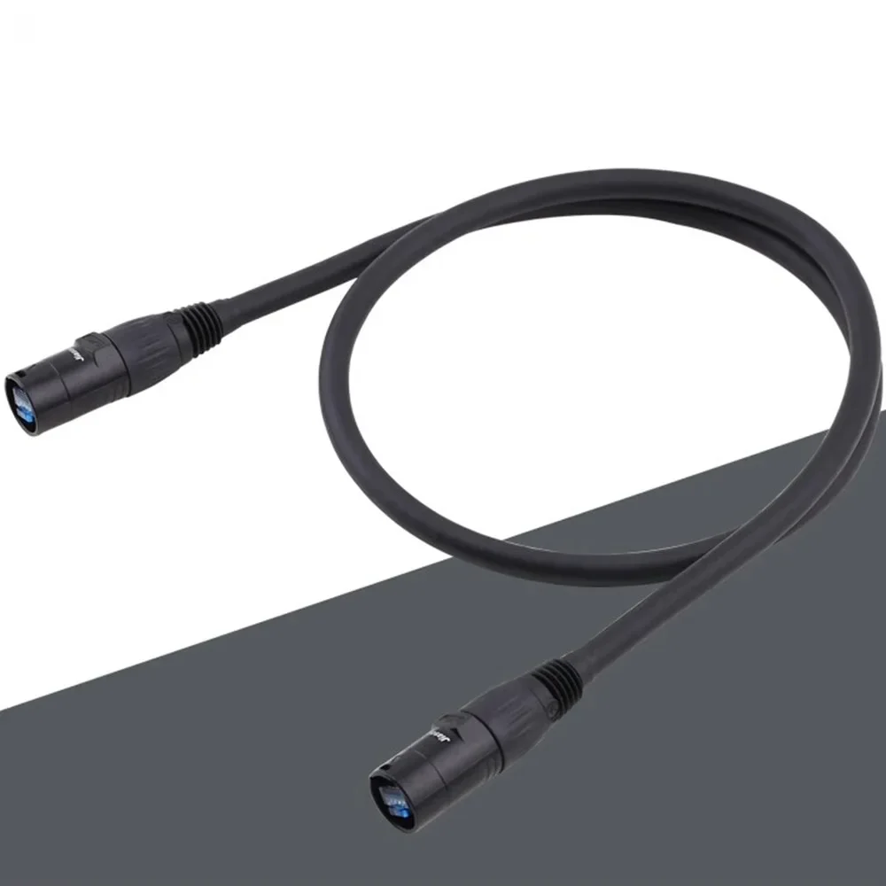 XLR Cable 4 Channel 3 Pin Audio Network XLR Cable for Stage Sound Lighting and Recording Studio Male and Female To RJ45 Ethercon DMX512