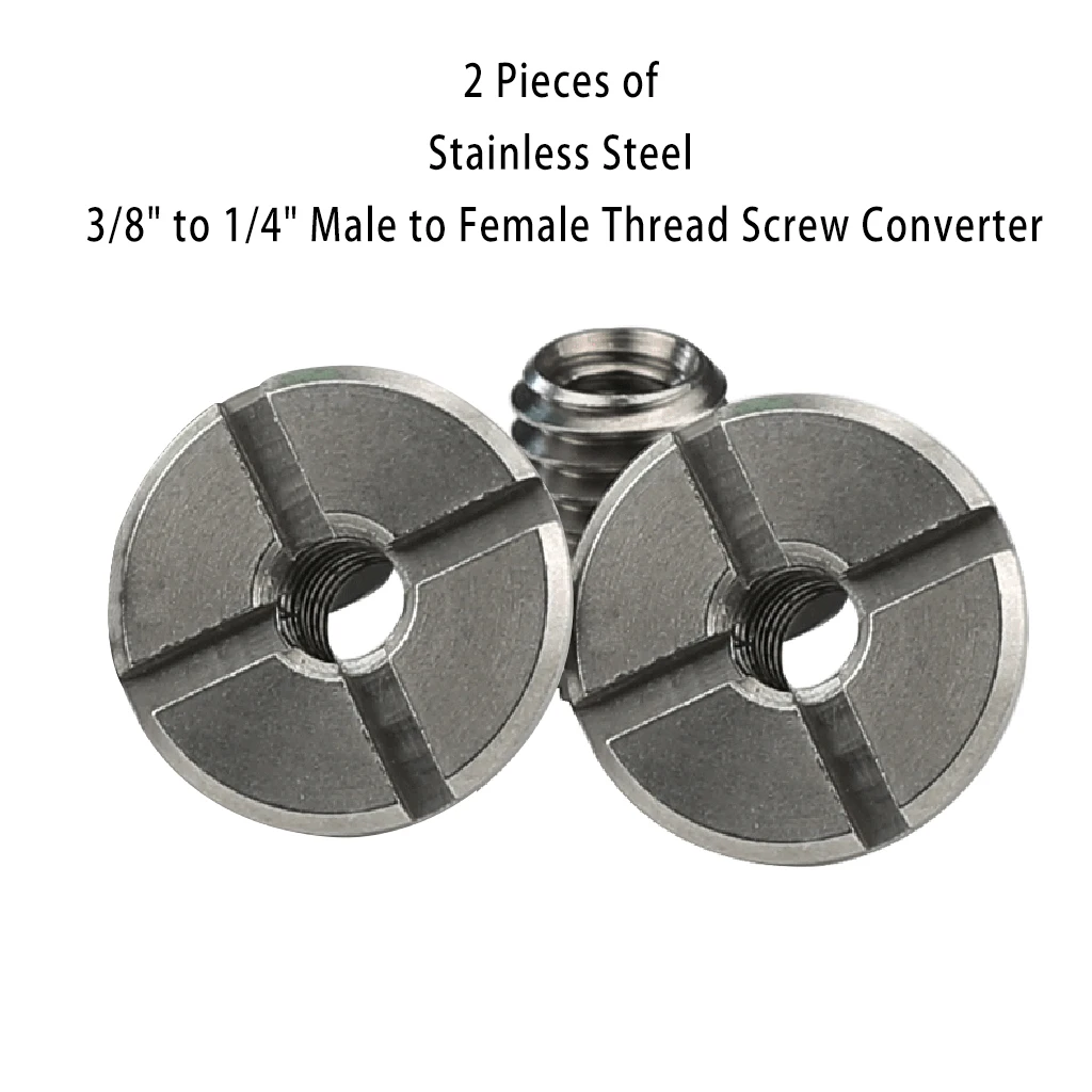 2Pcs Stainless Steel