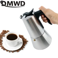 Machine à moka italienne expresso, 6 tasses, 300ml, percolateurs à café en acier inoxydable, Pot Moka électrique, Machine à café électrique Portable 3