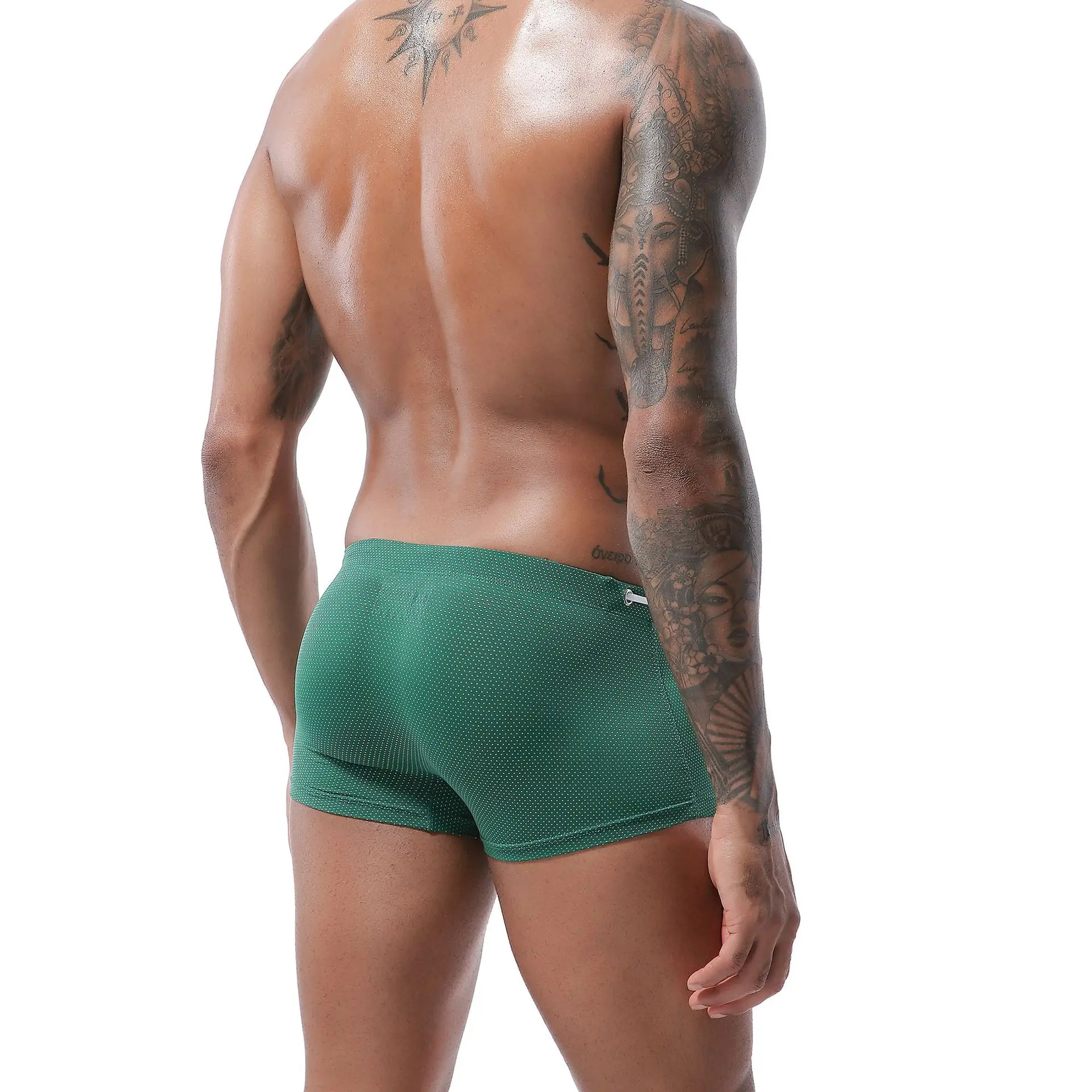 Men Women wimming Trunks Low Waist Swim Pants Breathable and quick drying Unisex