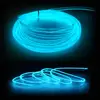 5M Car Interior Led Strip Light Neon EL Wiring Decorative Lamp For Auto DIY Flexible Ambient Light USB Party Atmosphere Diode 3