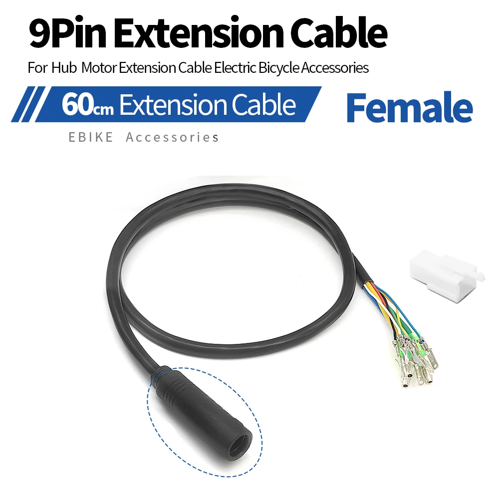Cavo Di Prolunga Per Conversione Motore Ebike JULET 9pin 60cm - Foto 10