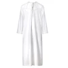 Muslims Dress Mens Casual Loose Long Sleeve Thobe Middle East Saudi Arab Kaftan Islamic Abaya Dress Dubai Robes Gift