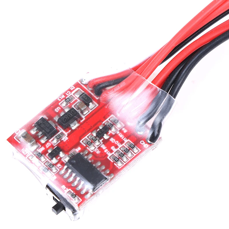 1PC 20A ESC 30A ESC Motor Speed RC ESC 2KHz Forward Reverse Brush Brake RC 2S for Controller Boat Car Prototank Top Regulator