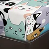 Cartoon Cat Print Fitted Sheet Set Non-slip Dustproof Mattress Cover Soft Comfortable Breathable Bedding Set For Bedroom 6