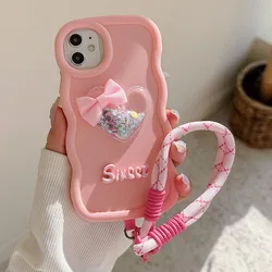 Cute Fruit Bow Heart Soft Phone Case - Macaroon Candy Cover for Infinix Hot 10 Play (Pink)