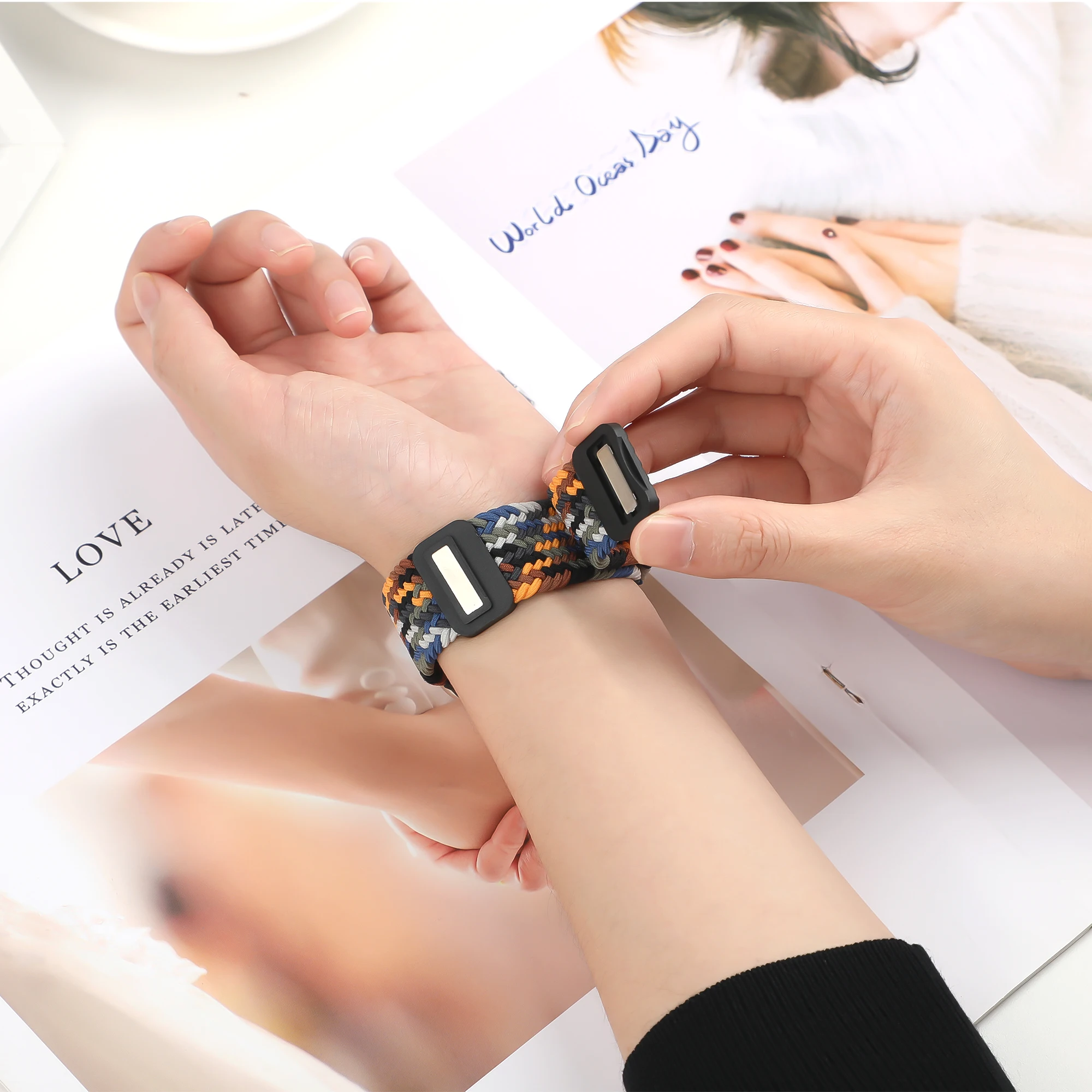 Braided Magnetic Bracelet Strap