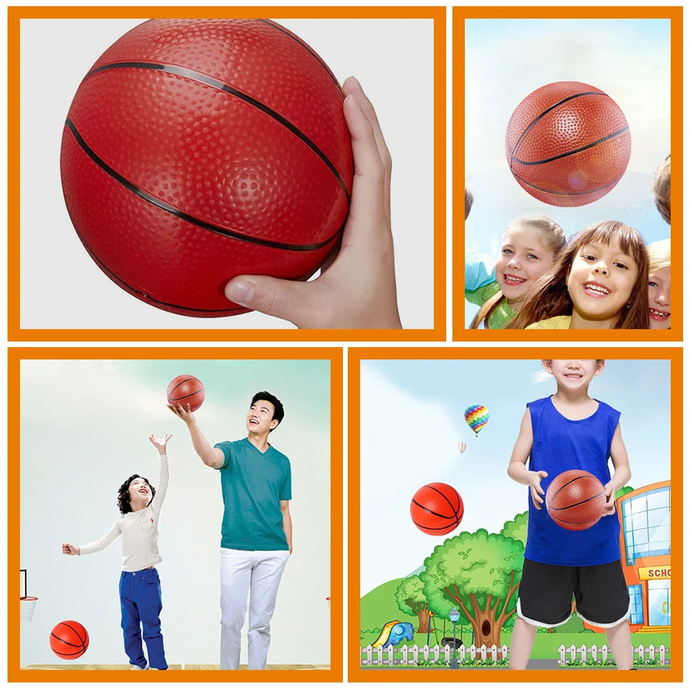 Childrens Toys Mini Basketball with Inflation Pump Beach 15X15X15CM Standard Outdoor Student