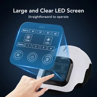 3-in-1 Cordless Heated Knee Massager,Smart Infrared Vibration Massage for Elderly Leg Joint Shoulder Elbow, Large LED Screen 6