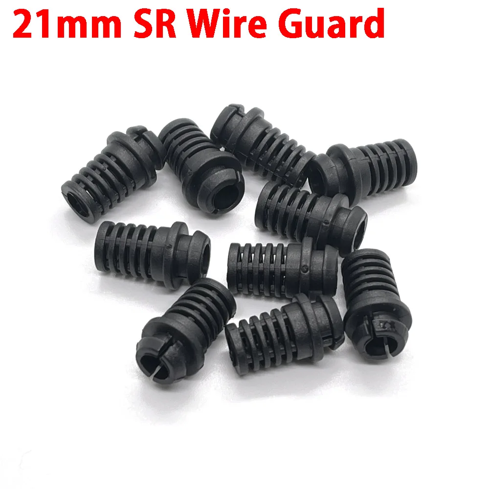 

100pcs/lot 36mm 21mm Rubber Strain Relief Cord Boot Protector Wire Cable Sleeve for Cellphone Charger for SR Aviation Plug