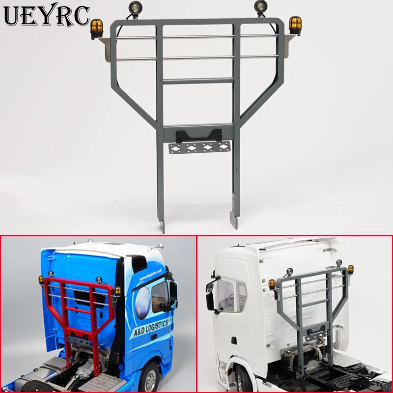 

1:14th Scale Metal Equipment Rack Small Light Stand for Tamiya RC Truck Tipper SCANIA 770S 56368 VOLVO ACTROS BENZ MAN Model Car