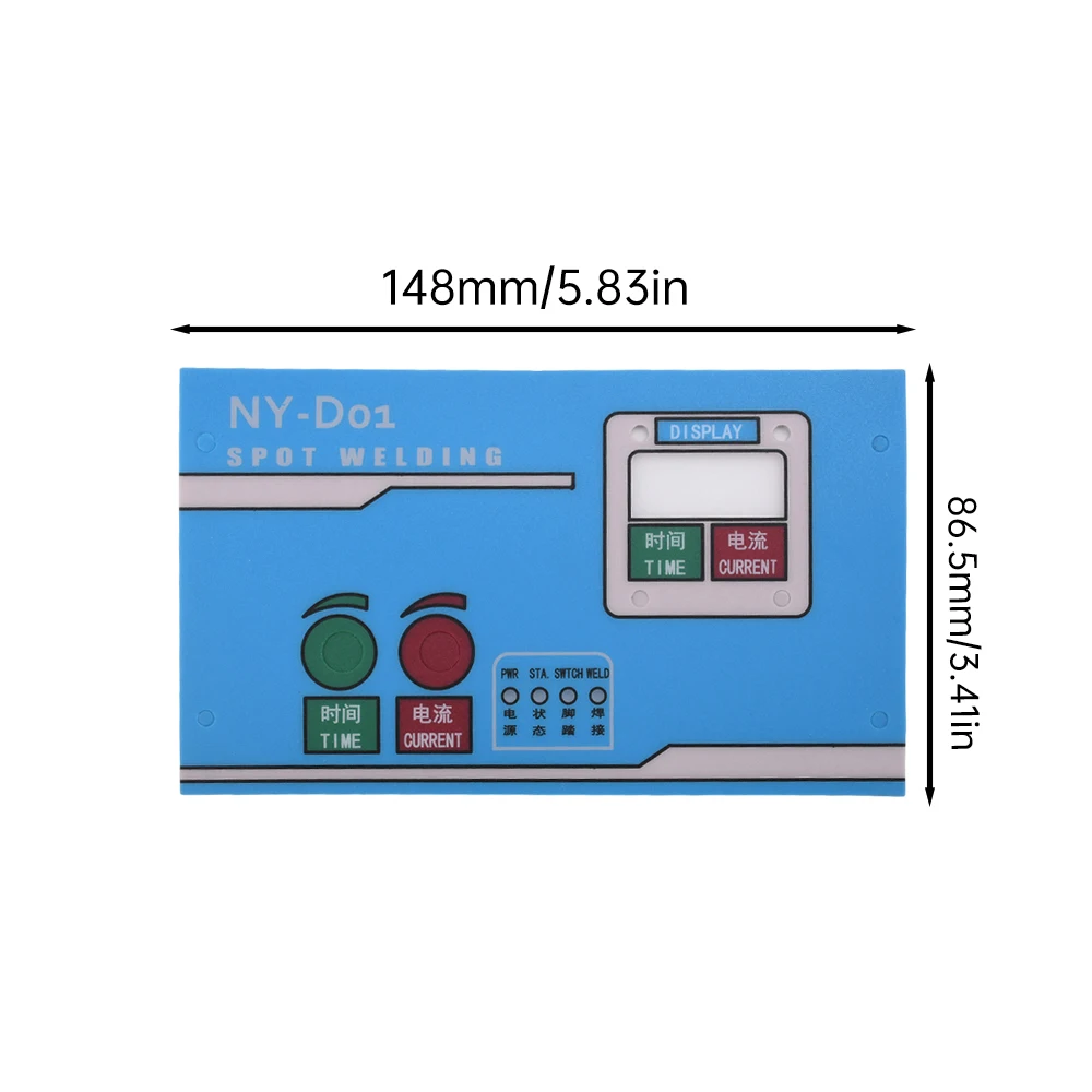 【Exclusive】 NY-D01 Spot Welder Control Board Kit AC110V 220V 100A 40A Digital Display Spot Welding Machine Time And Current Control Module.