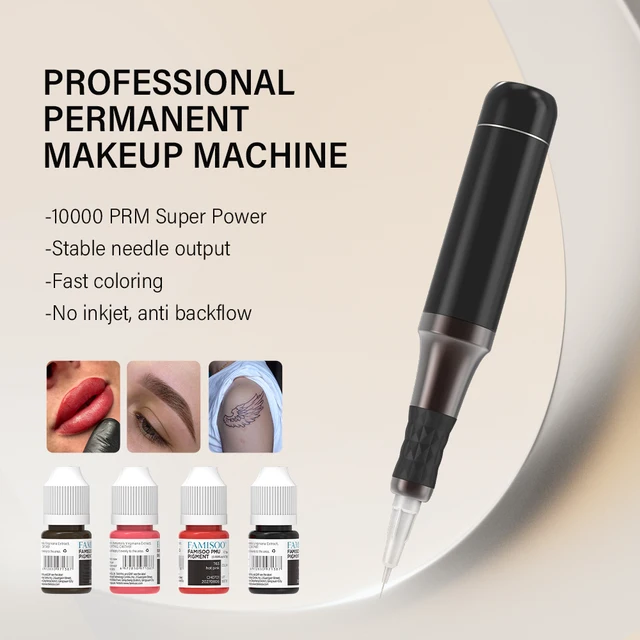 Tattoo Machnie Big Shark New Cool Tattoo Pen For Permanent Makeup Tattoo Machine for Permanent Eyebrow Lips Tattoo Pen 2